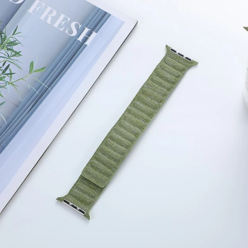 Apple Watch Series 9 41mm denim cloth style strap