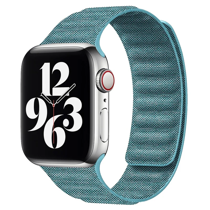 Apple Watch Series 9 41mm denim cloth style strap