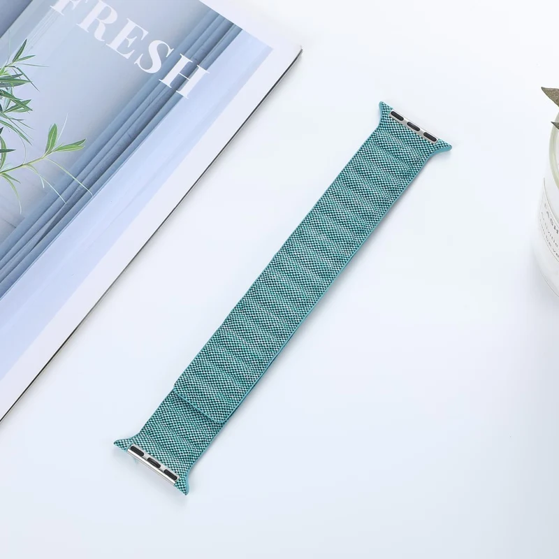 Apple Watch Series 9 41mm denim cloth style strap
