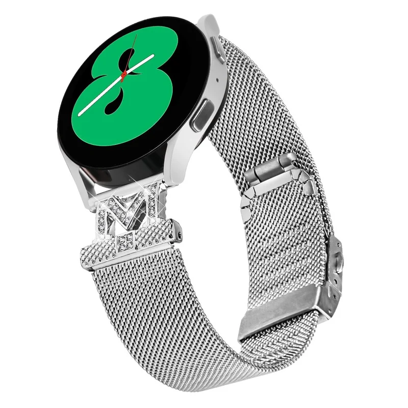 20mm Samsung Galaxy Watch 6 / 6 Classic rhinestone décor stainless steel strap