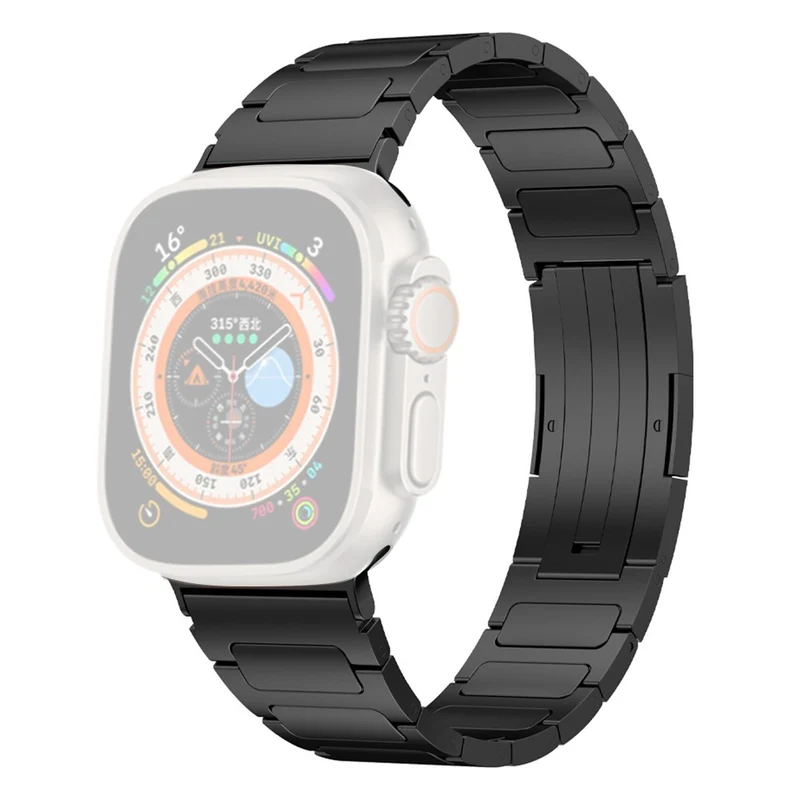 Apple Watch Series 45mm / Ultra 2 titanium alloy strap - Titanium Color