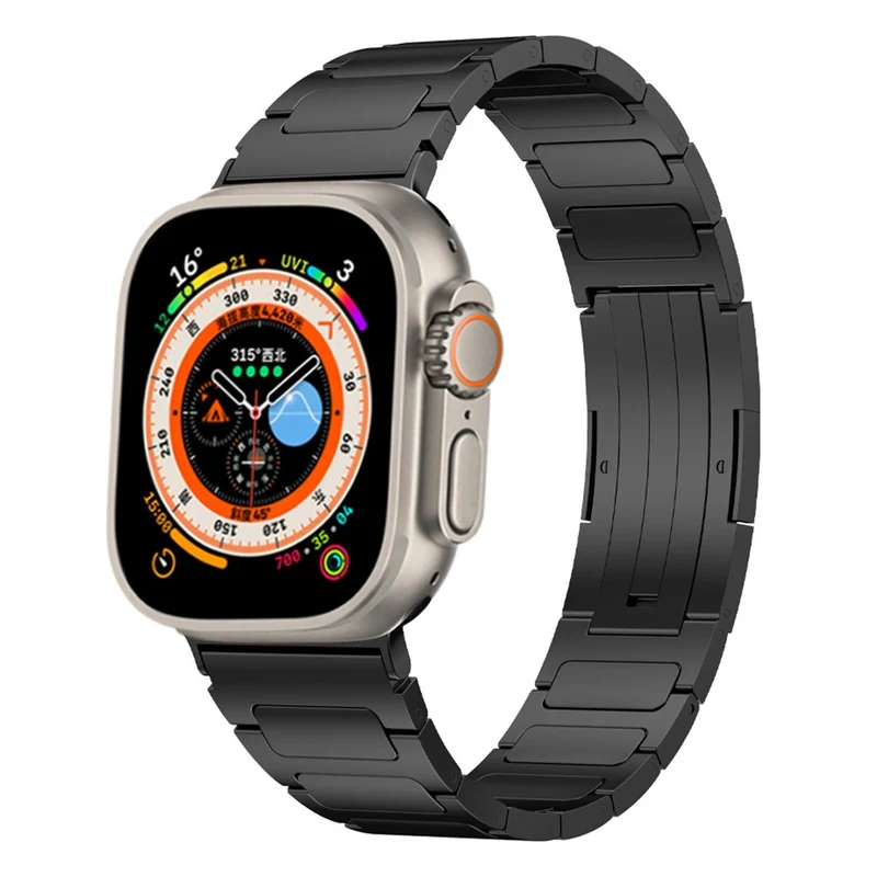 Apple Watch Series 45mm / Ultra 2 titanium alloy strap - Titanium Color