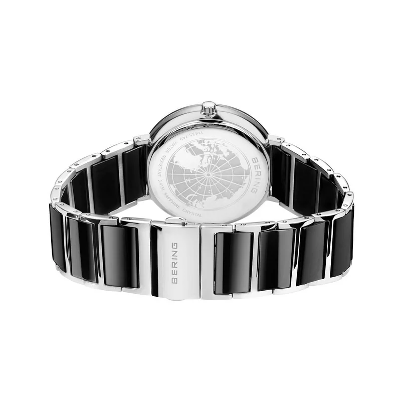 Bering Ceramic 11434-742 Damenuhr • Kratzfestes Saphirglas • High-Tech Keramik