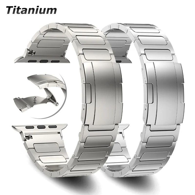 Apple Watch Series 41mm titanium alloy strap - Titanium Color