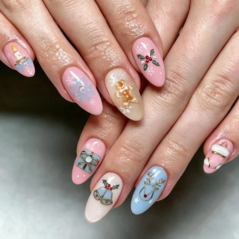 Festliches Nagelkunst-Set