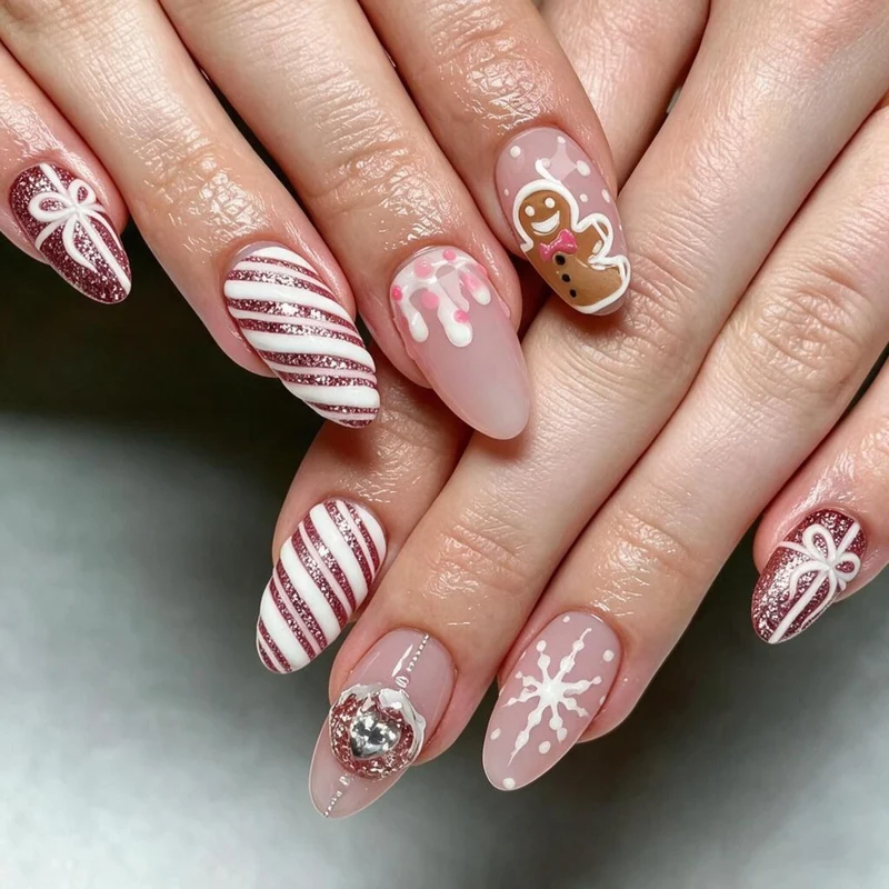 Festliches Nagelkunst-Set
