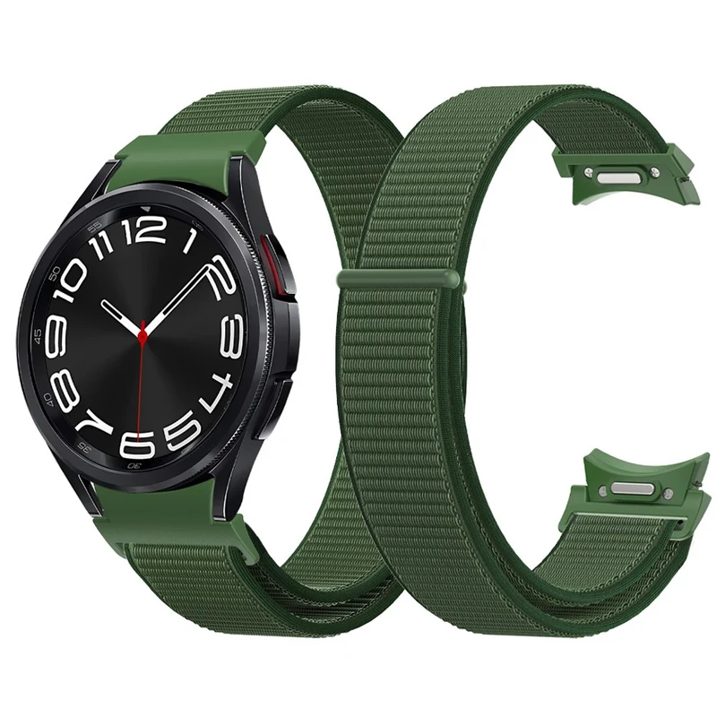 Samsung Galaxy Watch 6 / 5 / 4 nylon strap - Army Green