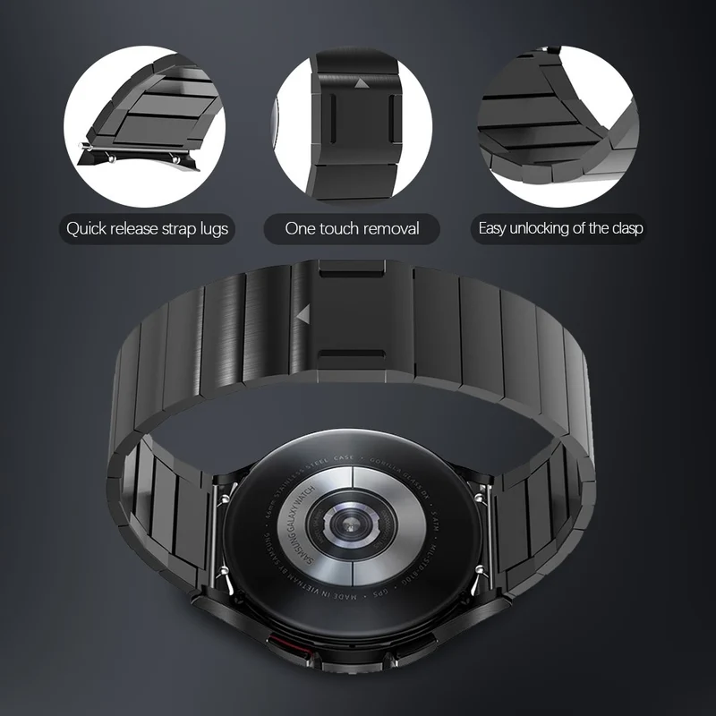 Samsung Galaxy Watch 6 / 5 / 4 stainless steel strap with magnetic buckle