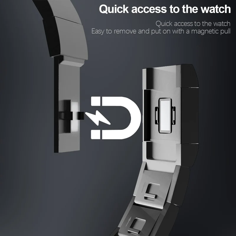 Samsung Galaxy Watch 6 / 5 / 4 stainless steel strap with magnetic buckle