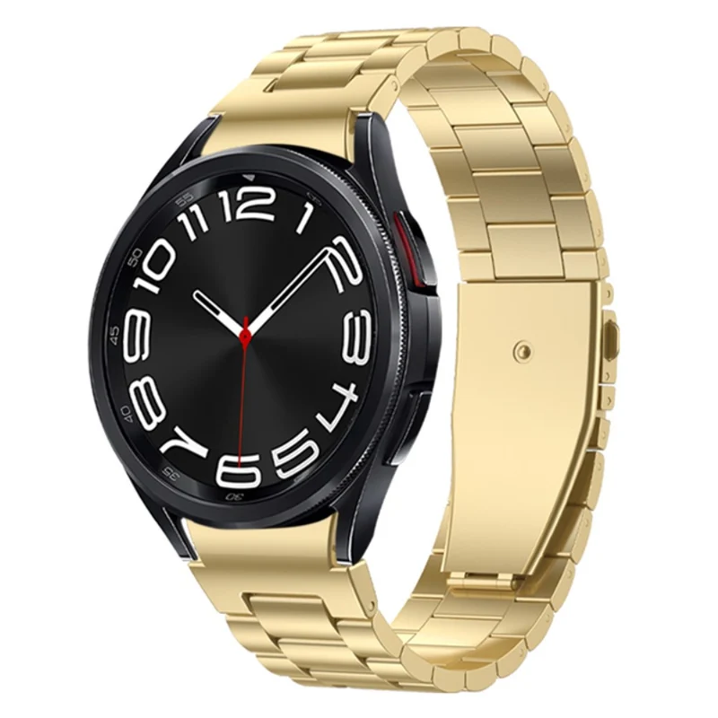 Samsung Galaxy Watch 6 / 5 / 4 metal strap with flat buckle