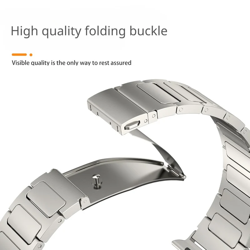 Titanium alloy strap for Apple Watch Series 9 45mm / Ultra 2 - Titanium Color