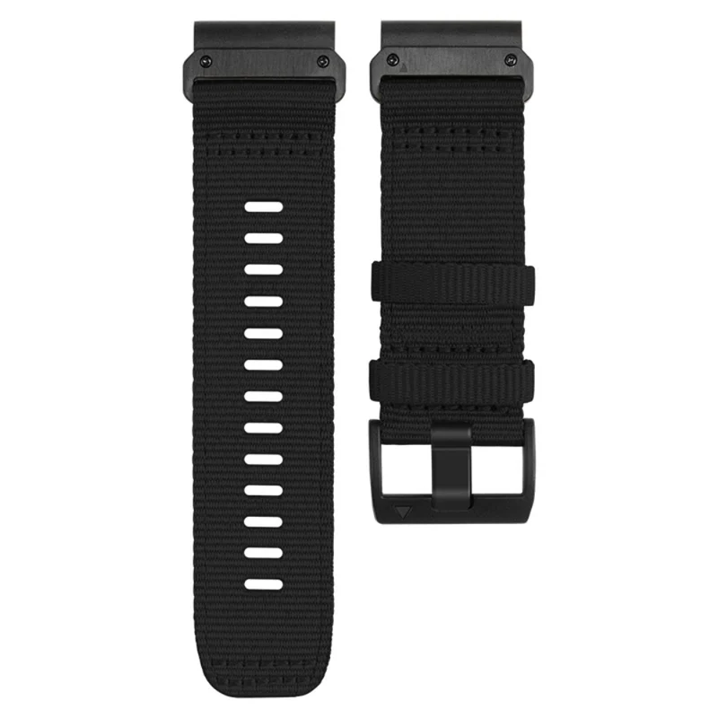 Nylon strap for Amazfit / Garmin and Coros watch - Black / Grey