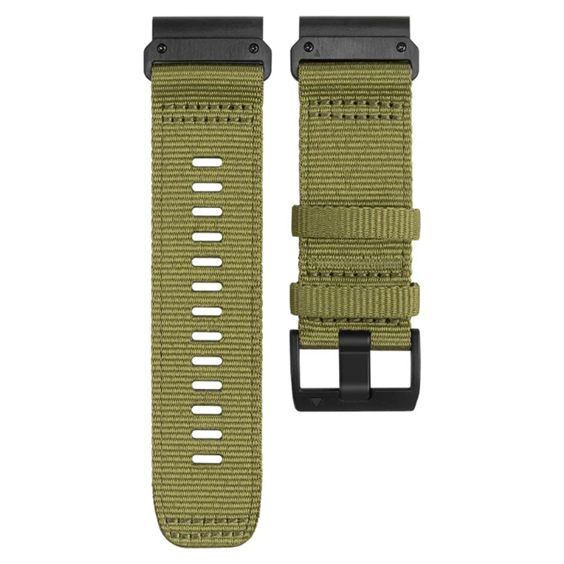 Nylon strap for Amazfit / Garmin and Coros watch - Black / Grey