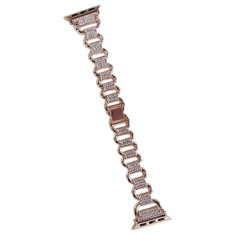 Apple Watch Series 9 41mm rhinestone décor metal strap