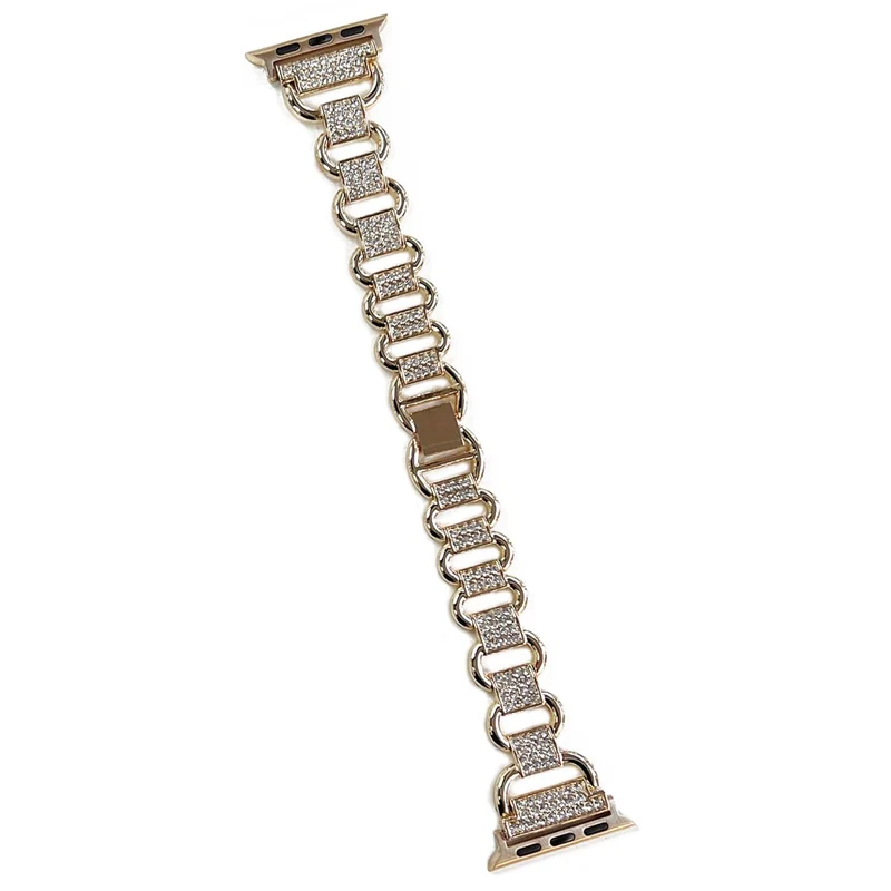 Apple Watch Series 9 41mm rhinestone décor metal strap