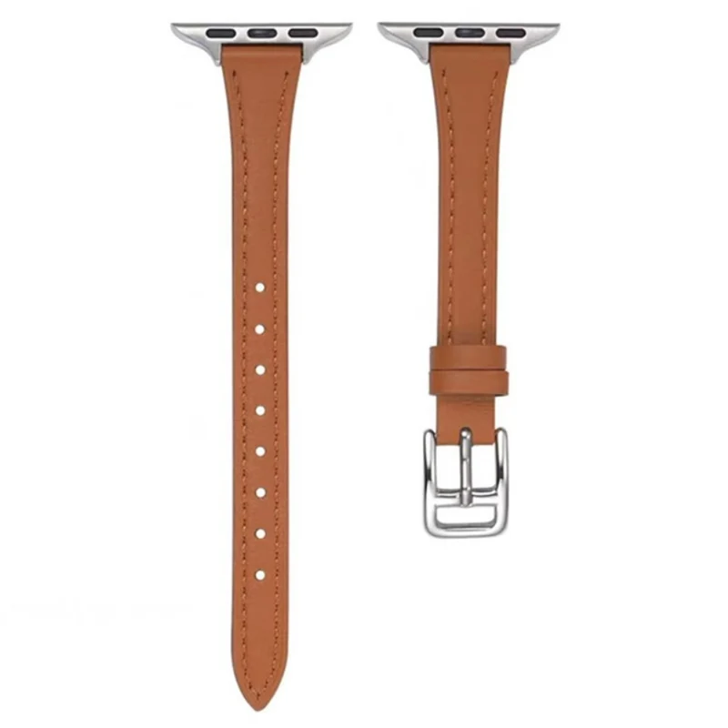 Apple Watch Series 9 41mm Genuine leather strap - Deep Pink