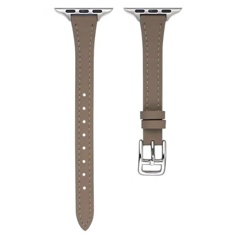 Apple Watch Series 9 45mm / Ultra 2 Genuine leather strap - Deep Pink
