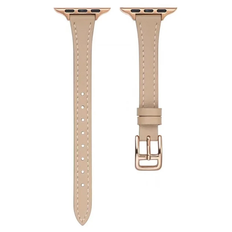 Apple Watch Series 9 45mm / Ultra 2 Genuine leather strap - Deep Pink