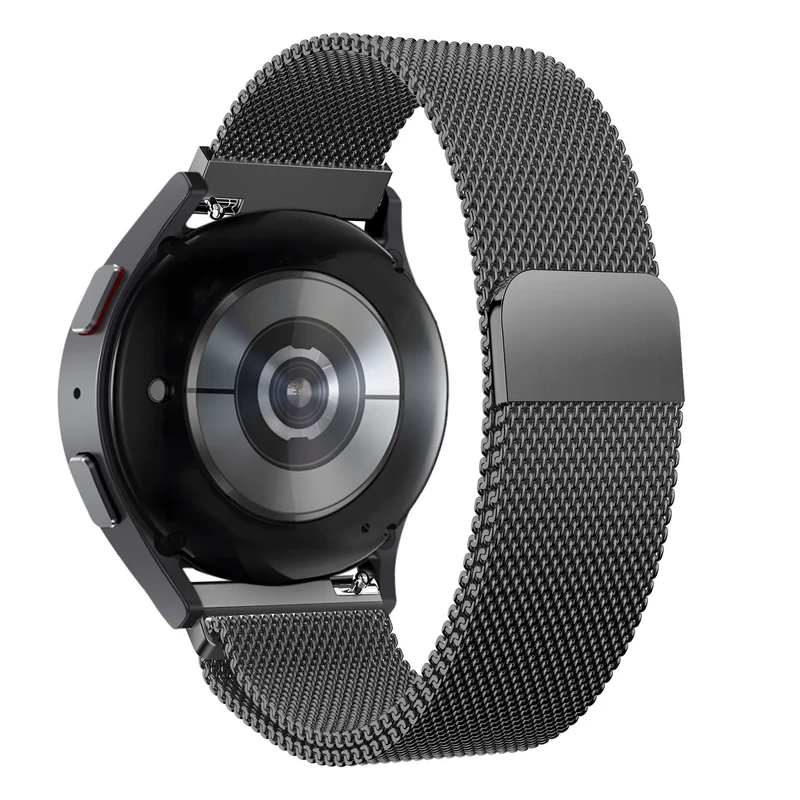 Bandz Amazfit Cheetah 2 Ultra Milanese Loop Armband (Schwarz)