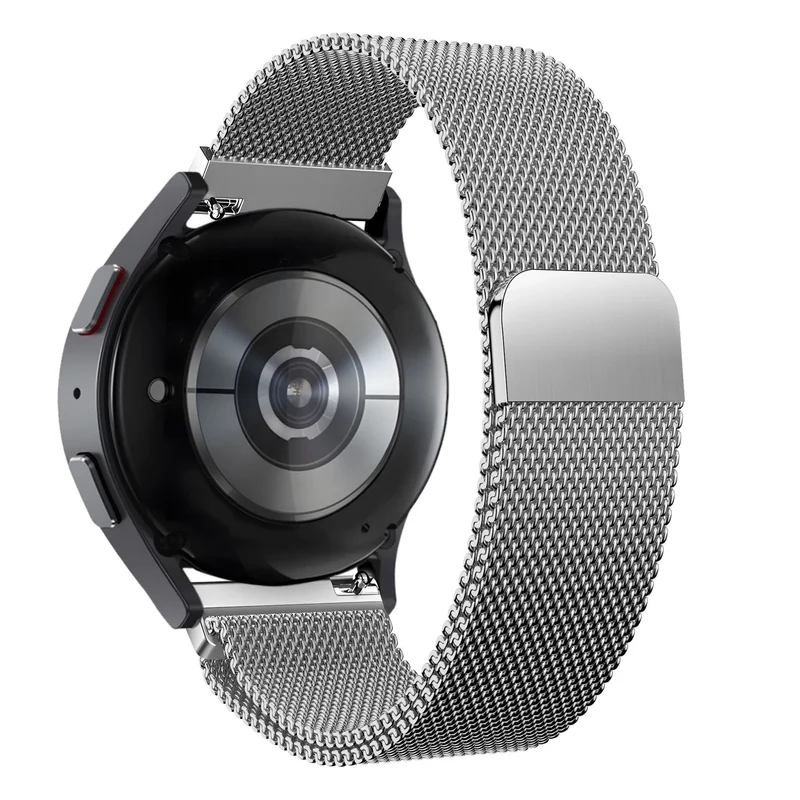 Bandz Amazfit Bip Max Milanese Loop Armband (Silber)