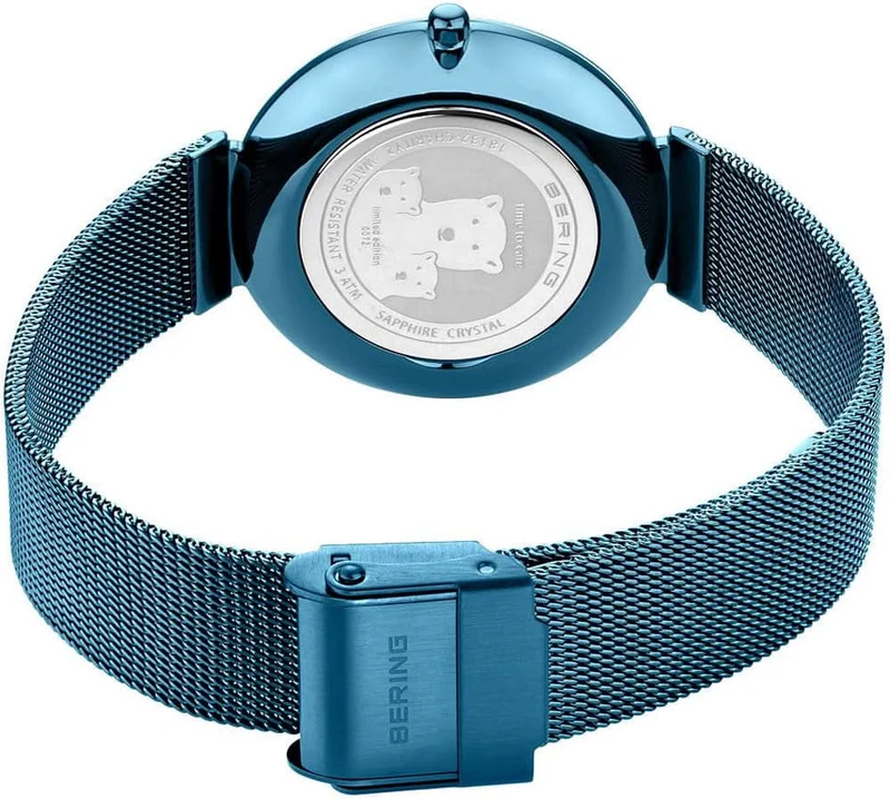Bering Charity 18132-CHARITY1 Damenuhr • Kratzfestes Saphirglas • Charity Edition