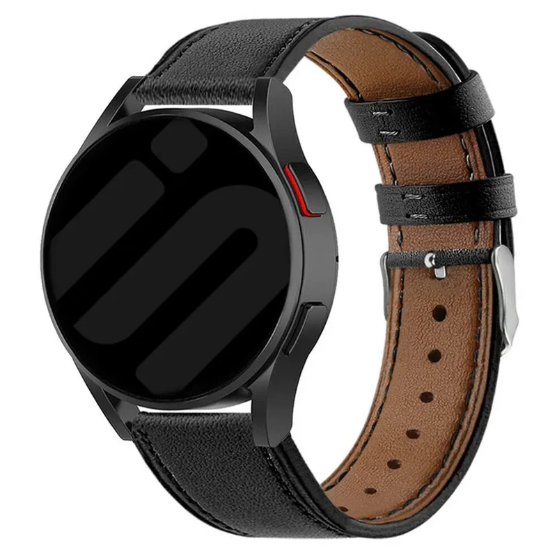 Amazfit Balance 3 Modernes Lederarmband (Schwarz)