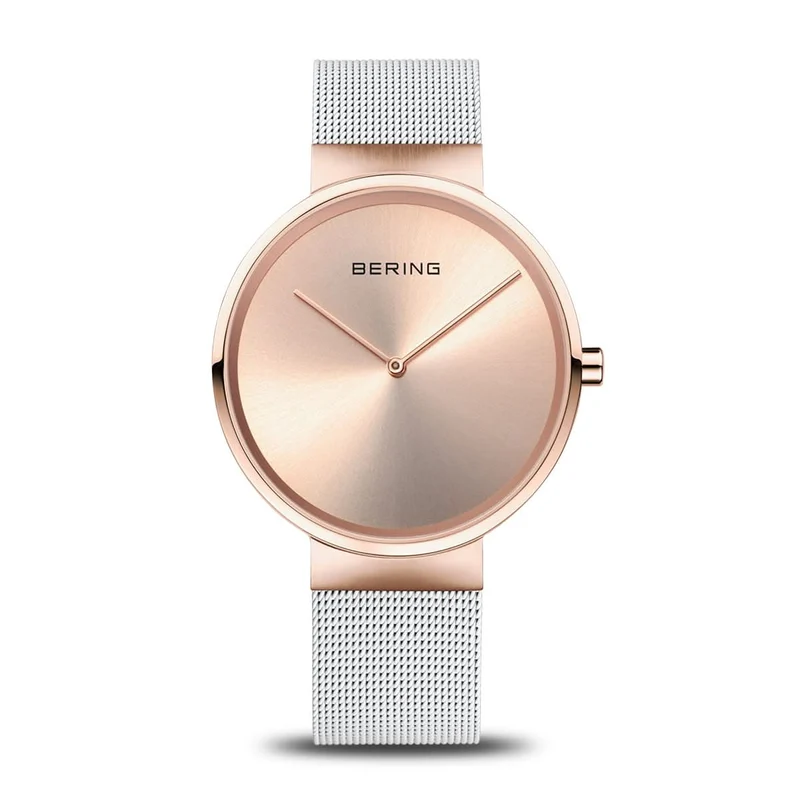 Bering Classic 14539-266 Uhr • Kratzfestes Saphirglas • Feines Milanaise-Armband