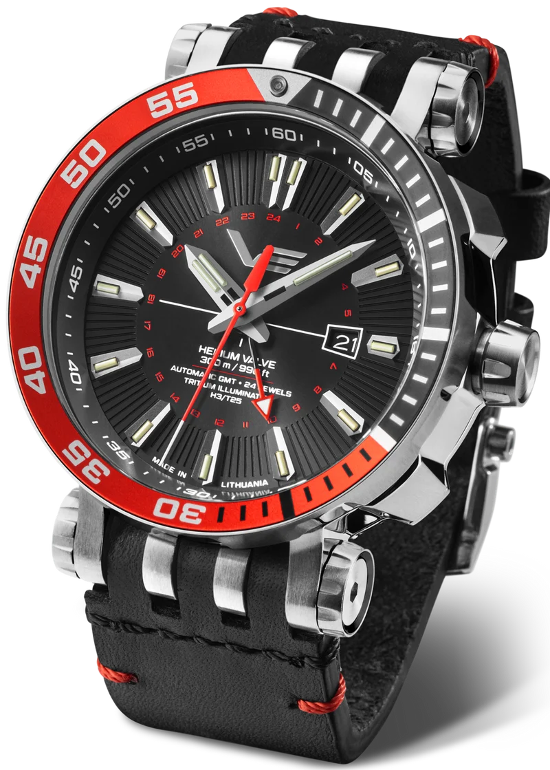 Vostok Europe Energia NH34-575A717 Herrenuhr • Tritium • GMT
