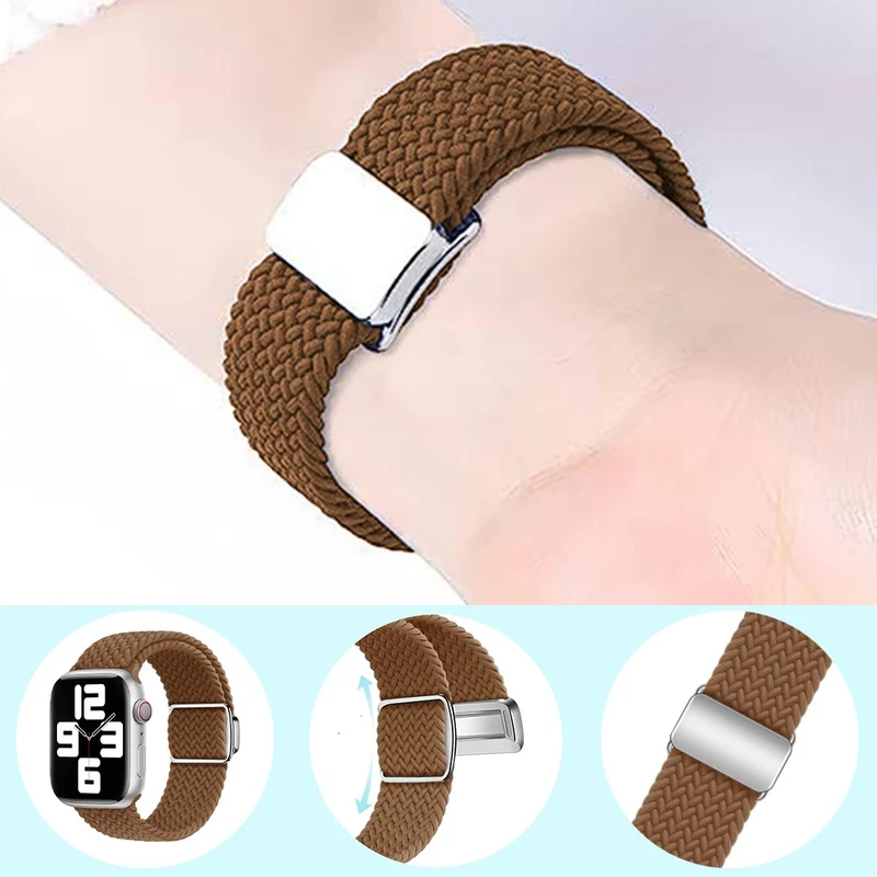 Apple Watch Series 9 41mm nylon braided strap