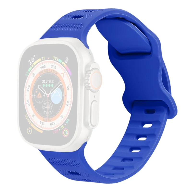 Apple Watch Series 9 41mm silicone strap - Army Green