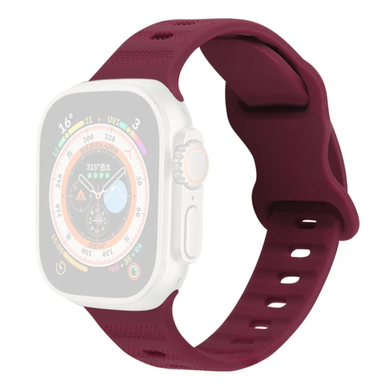 Apple Watch Series 9 41mm silicone strap - Army Green