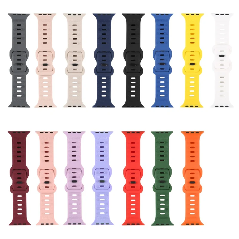 Apple Watch Series 9 41mm silicone strap - Army Green