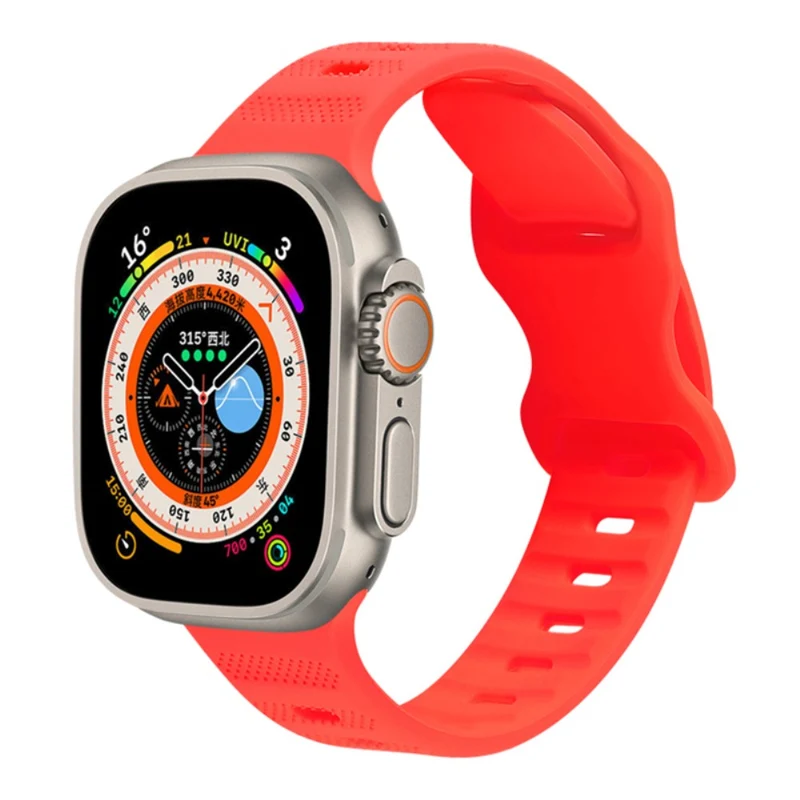 Apple Watch Series 9 41mm silicone strap - Army Green
