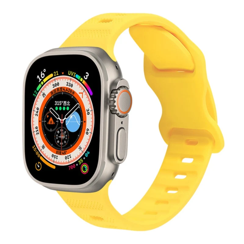 Apple Watch Series 9 41mm silicone strap - Army Green