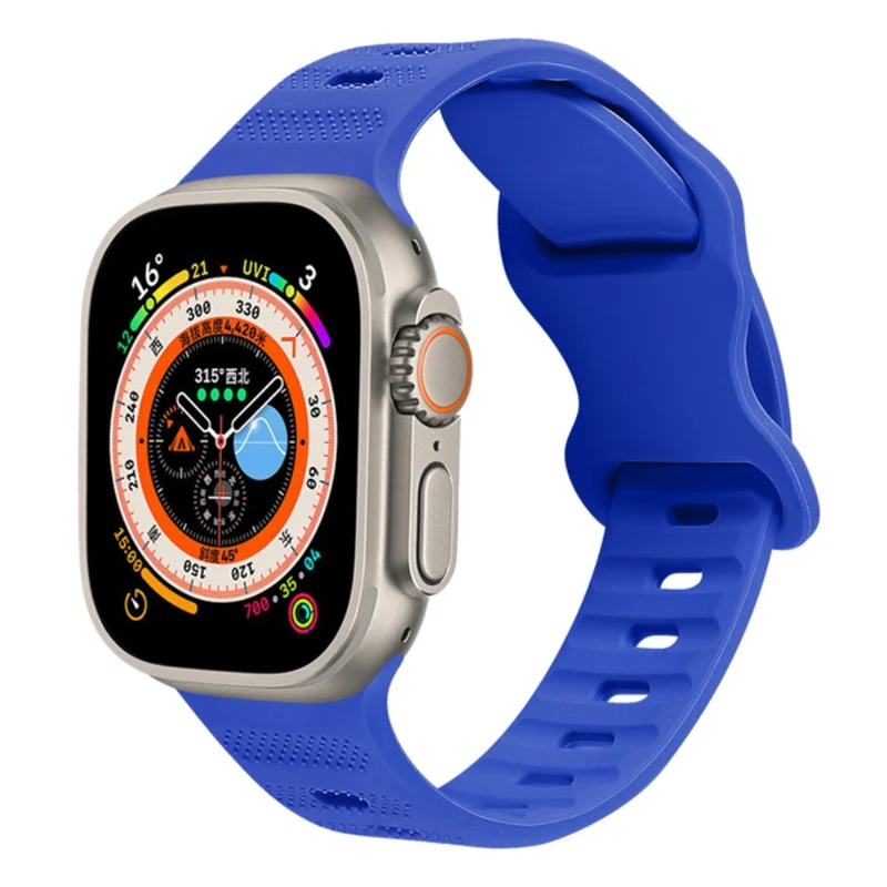 Apple Watch Series 9 41mm silicone strap - Army Green