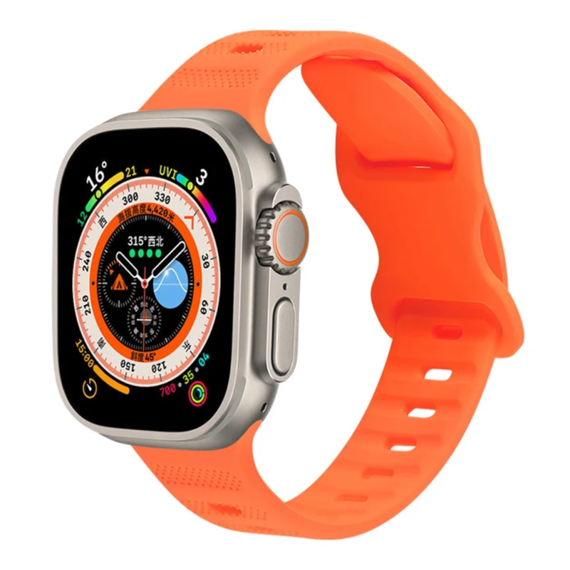 Apple Watch Series 9 41mm silicone strap - Army Green