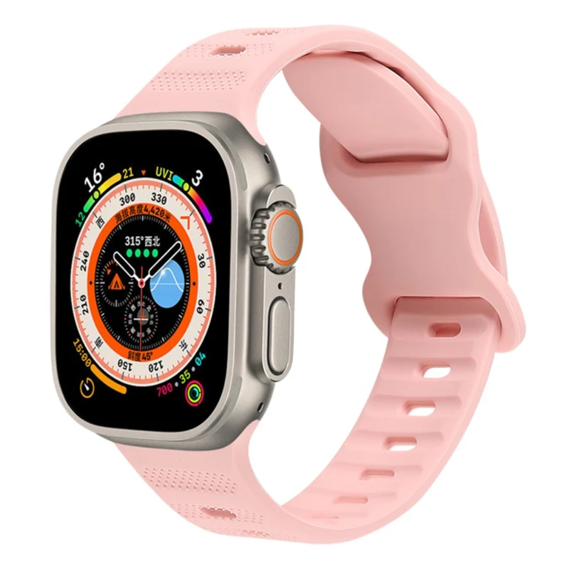 Apple Watch Series 9 41mm silicone strap - Army Green