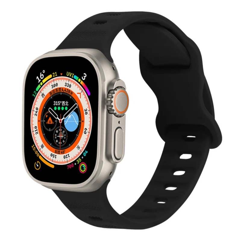 Apple Watch Series 9 41mm silicone strap - Army Green