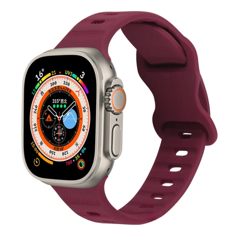 Apple Watch Series 9 41mm silicone strap - Army Green