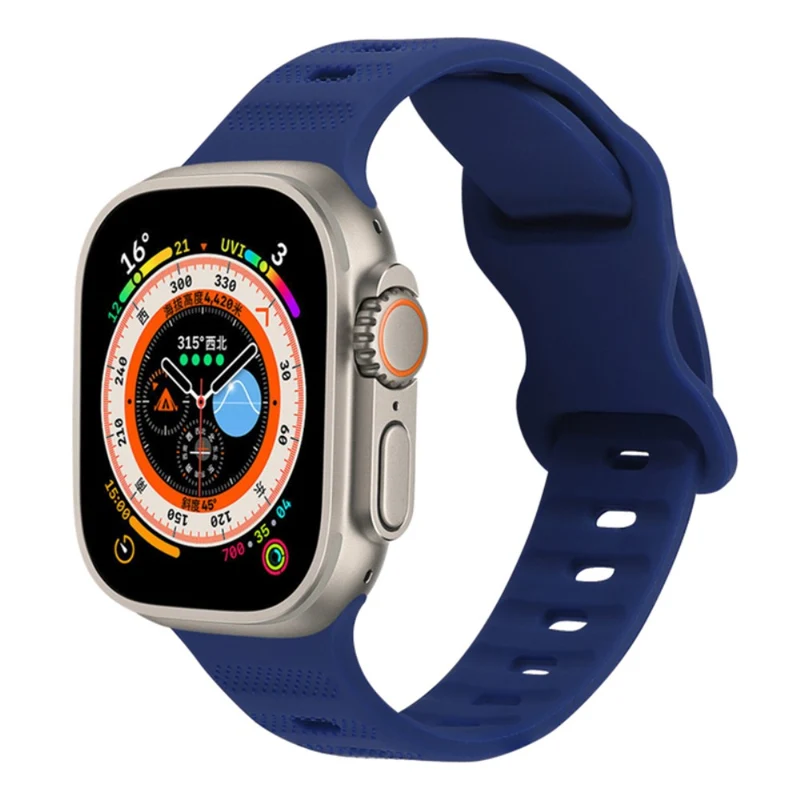 Apple Watch Series 9 41mm silicone strap - Army Green
