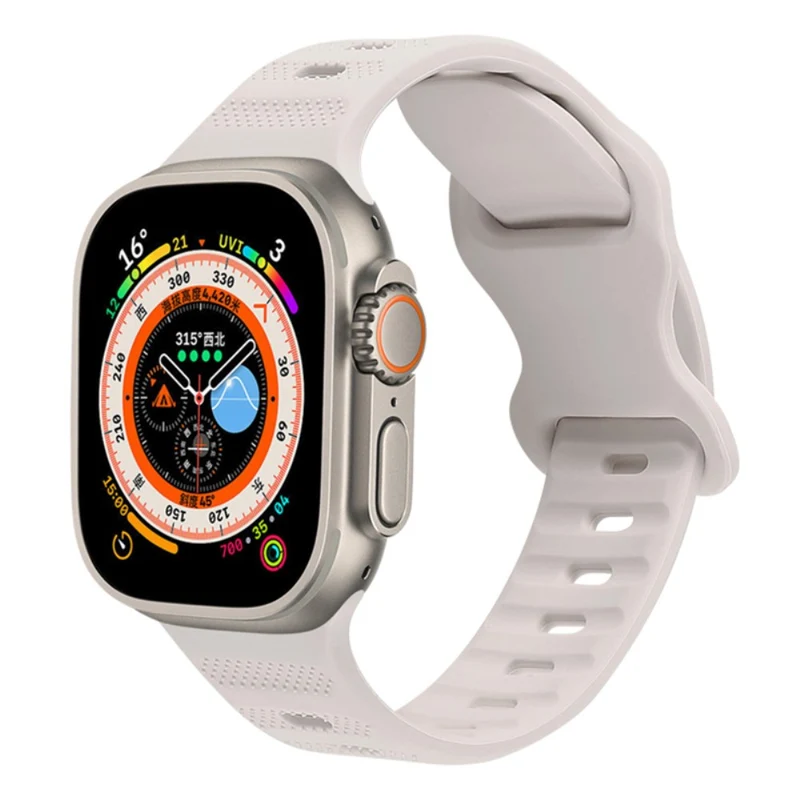 Apple Watch Series 9 41mm silicone strap - Army Green