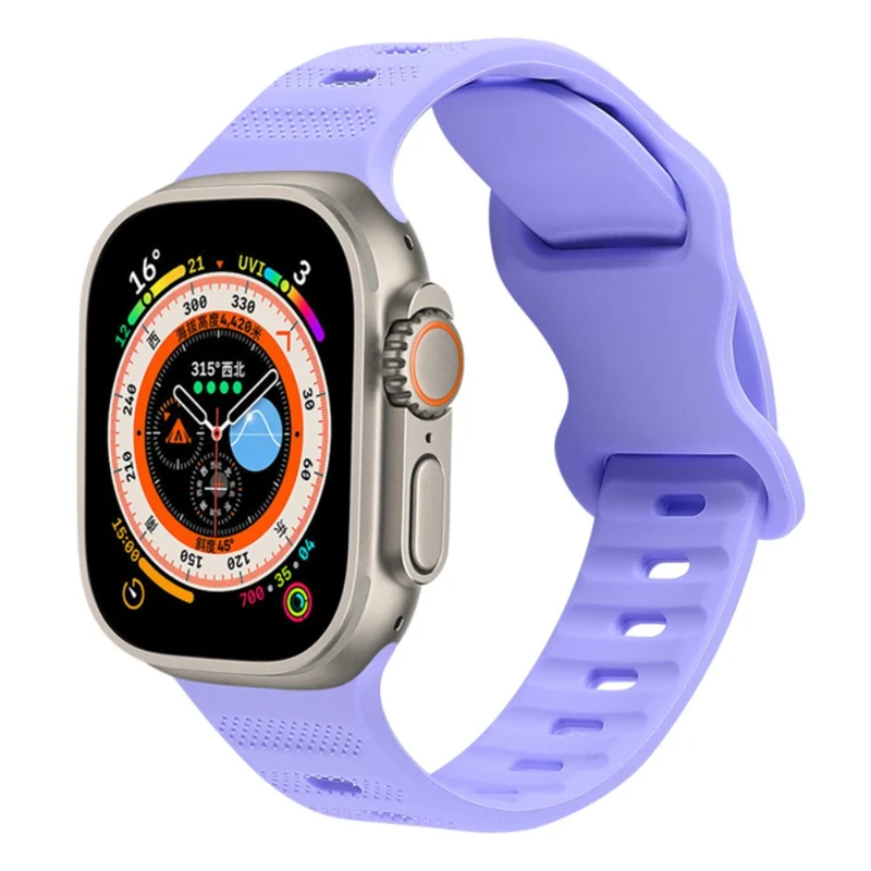 Apple Watch Series 9 41mm silicone strap - Army Green