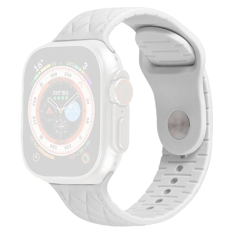 Apple Watch Series 9 41mm textured silicone strap