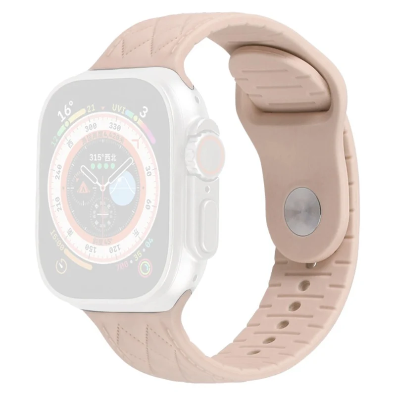 Apple Watch Series 9 41mm textured silicone strap