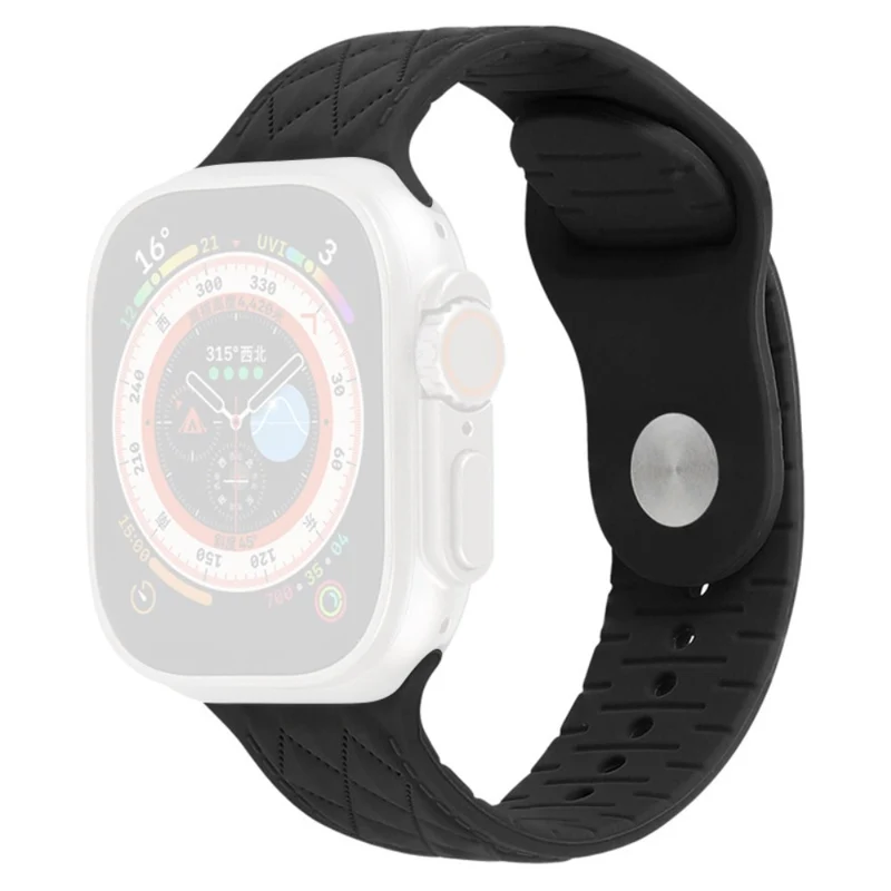 Apple Watch Series 9 41mm textured silicone strap