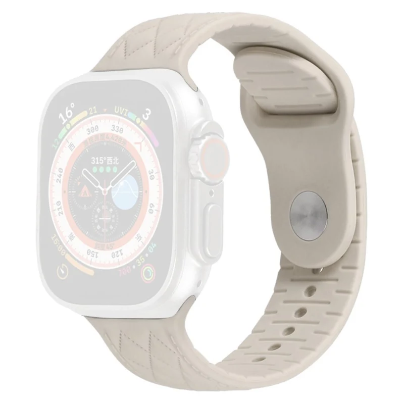 Apple Watch Series 9 41mm textured silicone strap