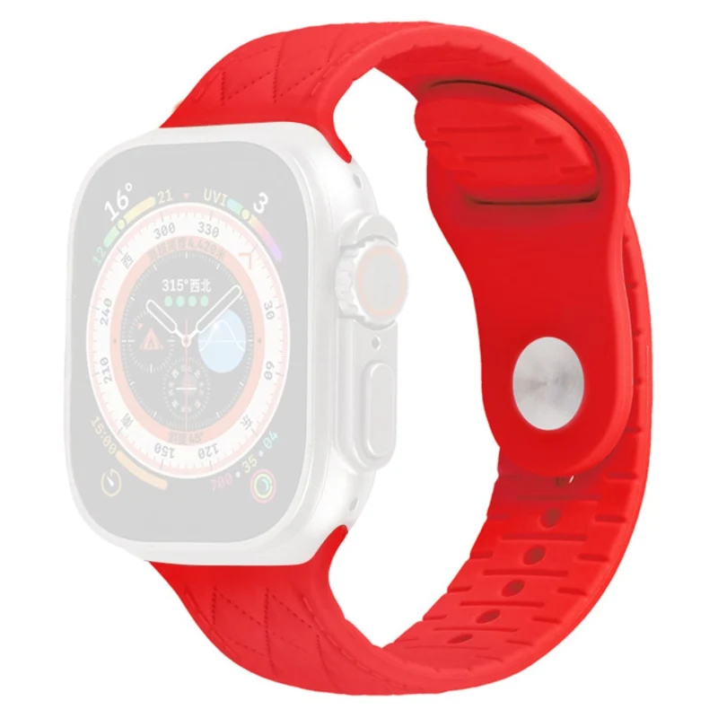 Apple Watch Series 9 41mm textured silicone strap