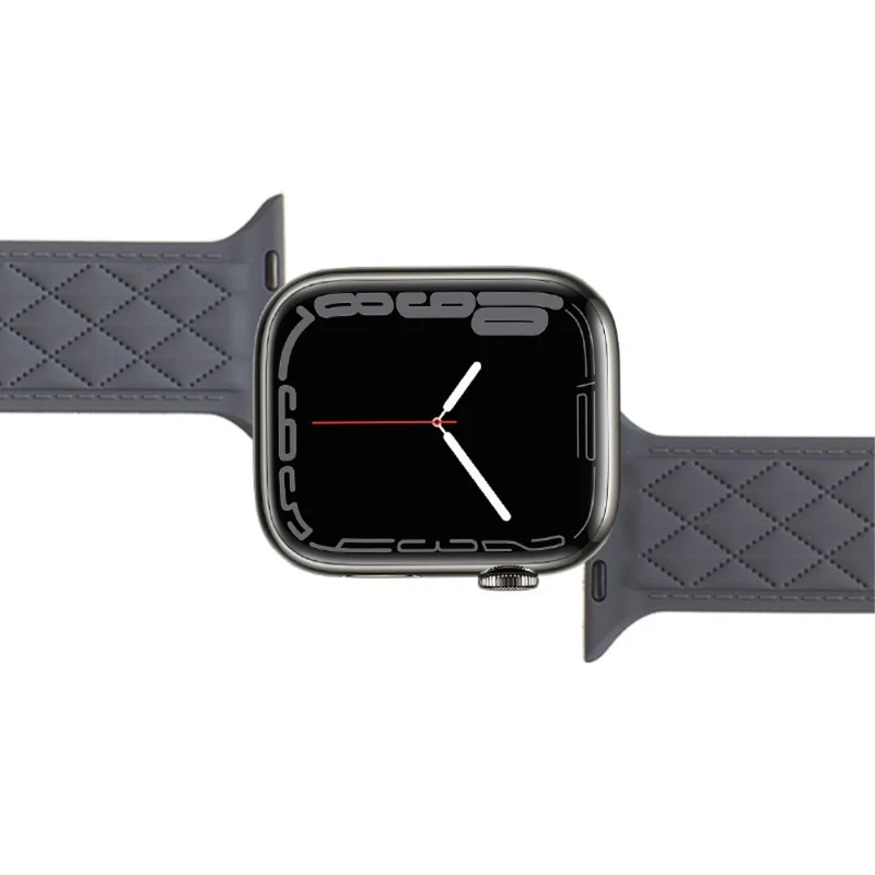 Apple Watch Series 9 41mm textured silicone strap
