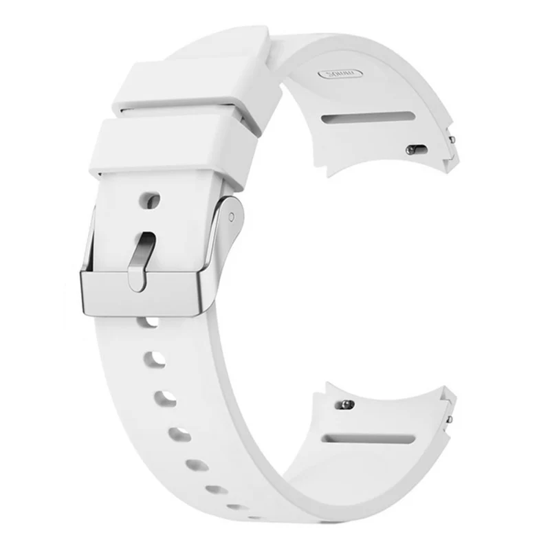 Silicone strap with silver buckle for Samsung Galaxy Watch 6 / 4 / 3 (41mm)