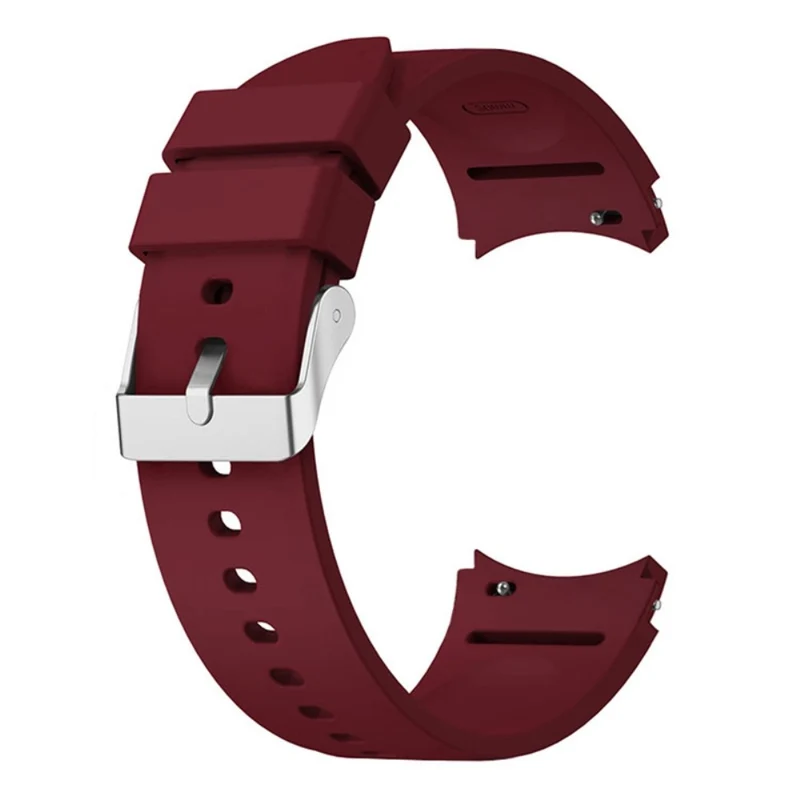 Silicone strap with silver buckle for Samsung Galaxy Watch 6 / 4 / 3 (41mm)